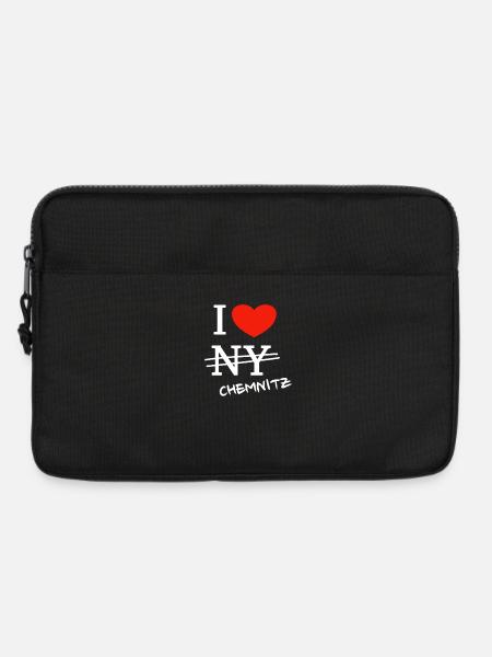 Ich liebe Chemnitz - I love Chemnitz - Laptoptasche 13" - Schwarz