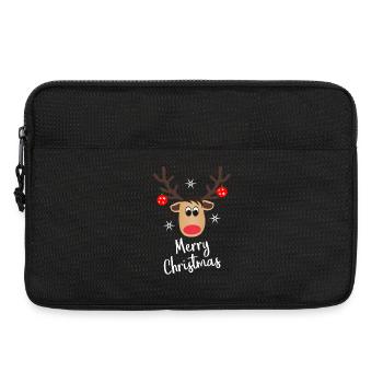 Renne Joyeux Noël Cadeau De Noël - Sacoche pour ordinateur portable 13 pouces - noir - Devant