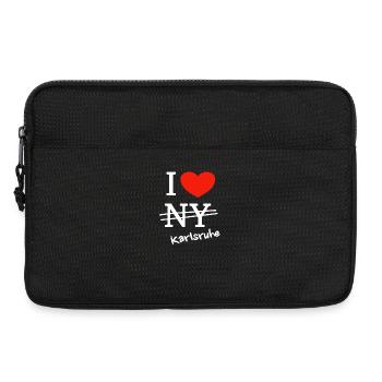 I love Karlsruhe - I love Karlsruhe - Laptop bag 13" - black - Front