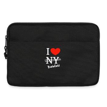 Ich liebe Bielefeld - I love Bielefeld - Laptoptasche 13" - Schwarz - Vorne