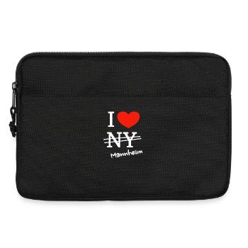 J'adore Mannheim - Sacoche pour ordinateur portable 13 pouces - noir - Devant