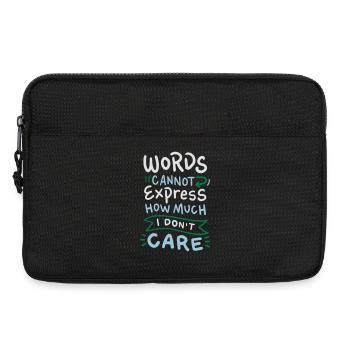 Je ne peux pas décrire à quel point cela me fascine - Sacoche pour ordinateur portable 13 pouces - noir - Devant
