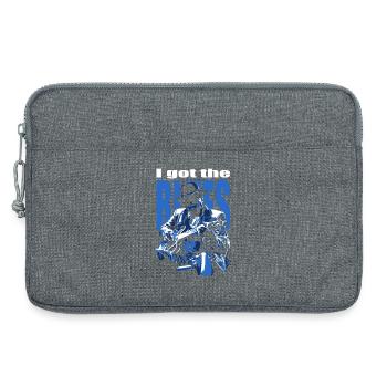 I got the blues - Sacoche pour ordinateur portable 13 pouces - gris chiné - Devant