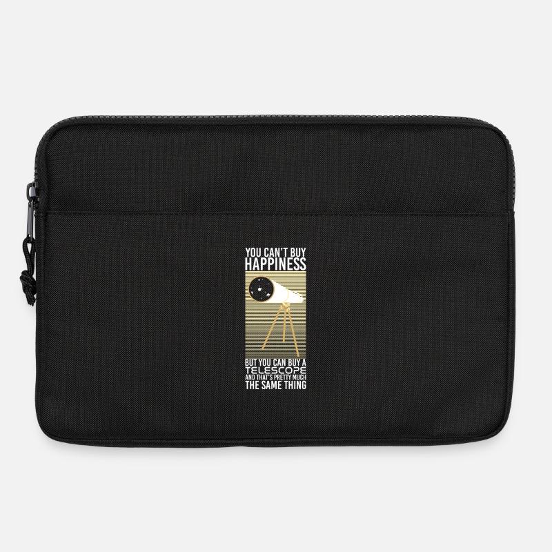 Astronomy Telescope Science Gift - Laptop bag 13" - black