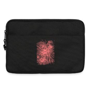 Rosa Funkensprung Feuerwerk-Print - Laptoptasche 13" - Schwarz - Vorne