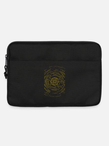 TechRadar Kreisdesign - Laptoptasche 13" - Schwarz