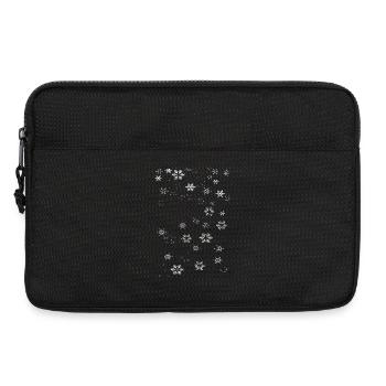 Schneeflockenstreu Muster - Laptoptasche 13" - Schwarz - Vorne
