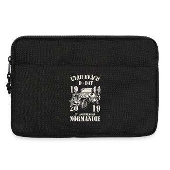 Utah Beach D-Day 1944 - 2019 - Sacoche pour ordinateur portable 13 pouces - noir - Devant