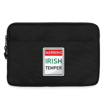 AVERTISSEMENT TEMPERATURE IRLANDAISE - Sacoche pour ordinateur portable 13 pouces - noir - Devant
