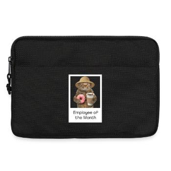 Cat Design -Cat Shirt - Employee of the month - Laptop bag 13" - black - Front