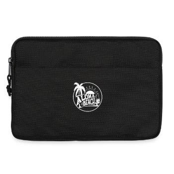 Insigne Palmiers de la plage Aloha Coucher de soleil - Sacoche pour ordinateur portable 13 pouces - noir - Devant
