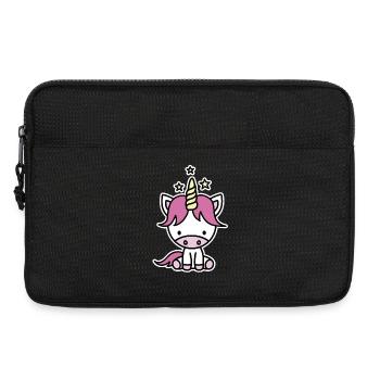 Cute unicorn for kids - Laptoptasche 13" - Schwarz - Vorne