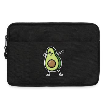 Avocado dab dabbing - Laptop bag 13" - black - Front
