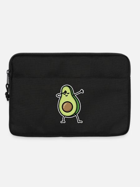 Avocado dab dabbing - Laptoptasche 13" - Schwarz