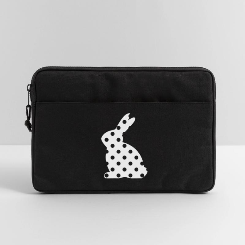 Bunny points Easter gift Laptop bag 13"