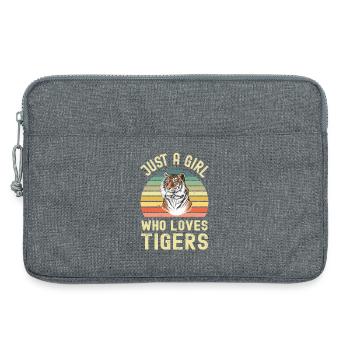 Tiger - Laptoptasche 13" - Grau meliert - Vorne