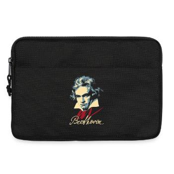 Beethoven (dark) - Laptop bag 13" - black - Front