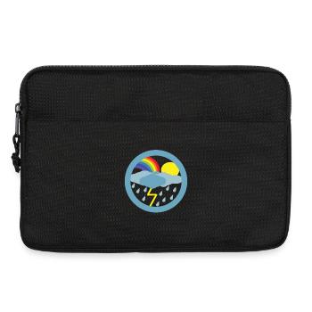 Après la pluie vient le soleil - Sacoche pour ordinateur portable 13 pouces - noir - Devant