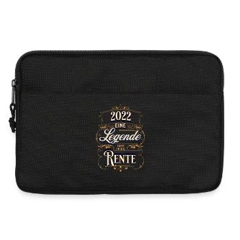 Rente 2022 eine Legende geht in die Rente - Laptoptasche 13" - Schwarz - Vorne