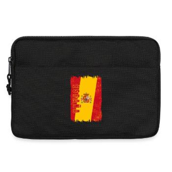Drapeau de l'Espagne - Sacoche pour ordinateur portable 13 pouces - noir - Devant