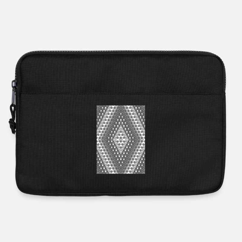 Gray gradient - Laptop bag 13" - black