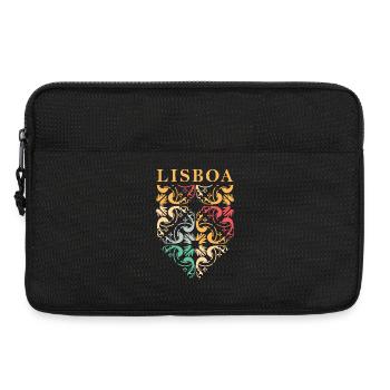 lisboa Lisbon Coat of Arms Pattern Tiles Logo icon - Laptop bag 13" - black - Front