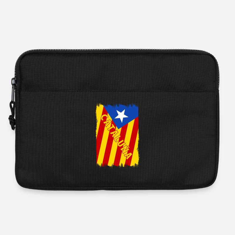 Katalonien Flaggen Design - Laptoptasche 13" - Schwarz