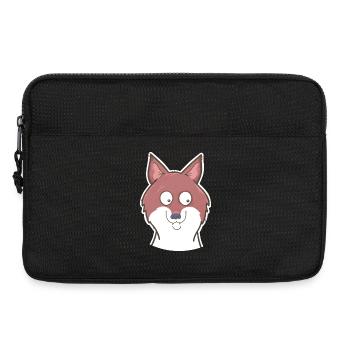 Fuchs - Laptoptasche 13" - Schwarz - Vorne