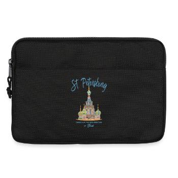 St. Petersburg, Russia, Church of the Savior on Spilled Blood - Laptop bag 13" - black - Front