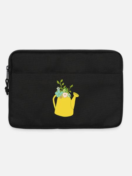 giesskanne blumen - Laptoptasche 13" - Schwarz