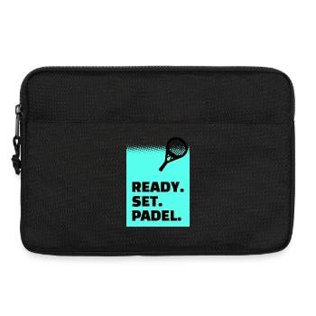 Padel Tennis Sport Déclaration Joueur Padel Jeu - Sacoche pour ordinateur portable 13 pouces - noir - Devant