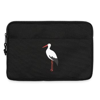 White Stork - Laptop bag 13" - black - Front