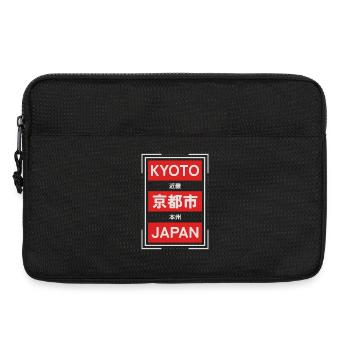 Kyoto Japan Blocks Motiv - Laptoptasche 13" - Schwarz - Vorne