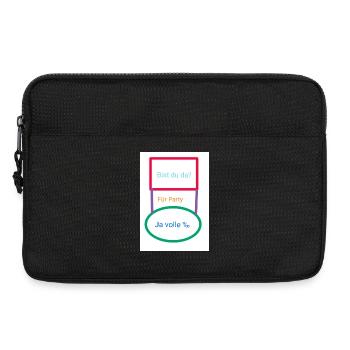 Antwort - Laptoptasche 13" - Schwarz - Vorne