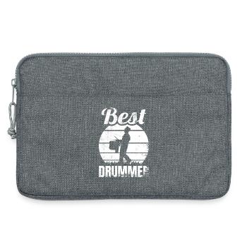 Bester Trommelspieler - Laptoptasche 13" - Grau meliert - Vorne