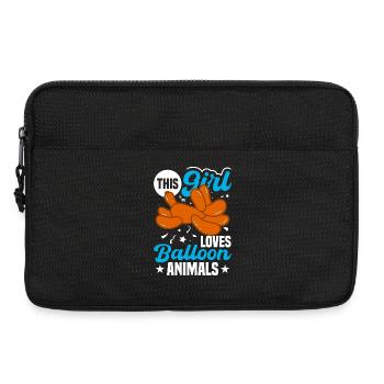 Ballon Twisting Design - Laptoptasche 13" - Schwarz - Vorne