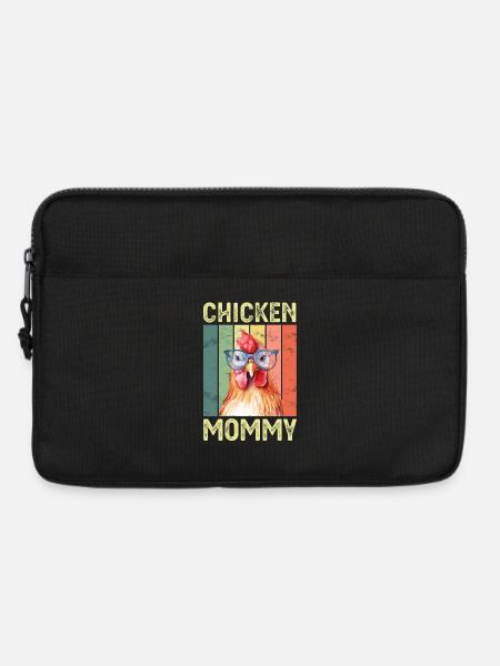 Huhn Hühner - Laptoptasche 13" - Schwarz