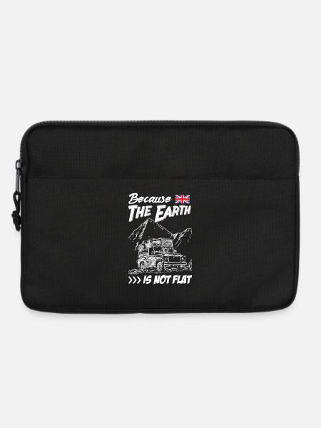 Landy because The Earth Is Not Flat - Laptop bag 13" - black