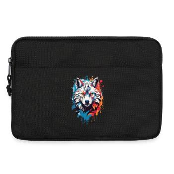 Cool Wolf - Laptop bag 13" - black - Front