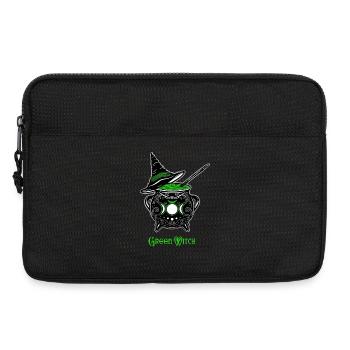 Cauldron Witch Green Witch Cauldron - Laptop bag 13" - black - Front