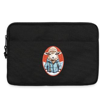 Mouton doux - Sacoche pour ordinateur portable 13 pouces - noir - Devant