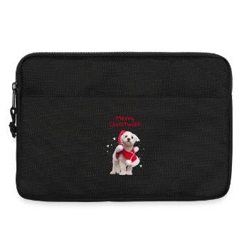 Doux Noël - Sacoche pour ordinateur portable 13 pouces - noir - Devant