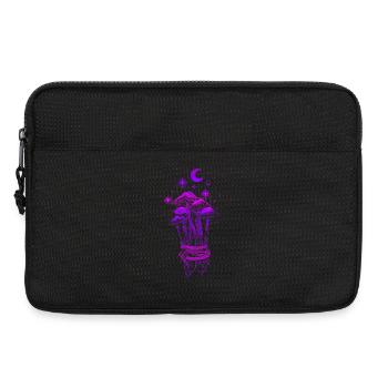 Pilze Magie Zauberpilze - Laptoptasche 13" - Schwarz - Vorne