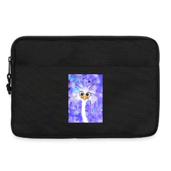 Fabelhafter flauschiger Strauß - Laptoptasche 13" - Schwarz - Vorne