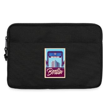 Berlin U-Bahn - Laptoptasche 13" - Schwarz - Vorne