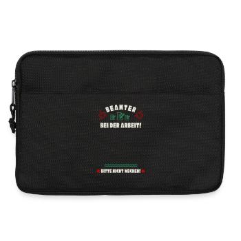 Schlafender Beamter - Laptoptasche 13" - Schwarz - Vorne