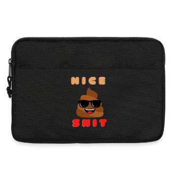 nice shit - Laptoptasche 13" - Schwarz - Vorne