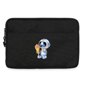 Roboter Eis - Laptoptasche 13" - Schwarz - Vorne