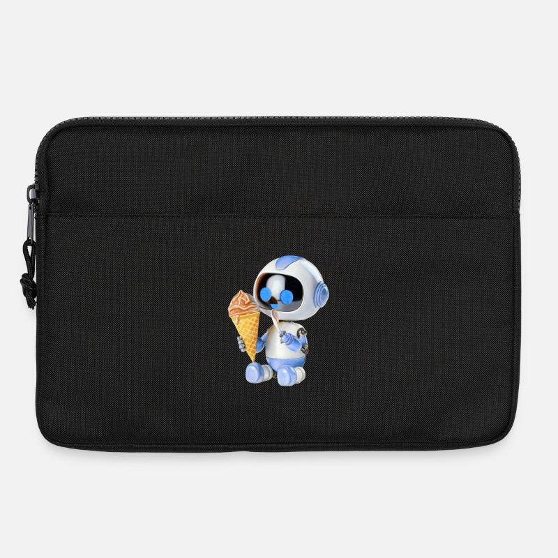 Roboter Eis - Laptoptasche 13" - Schwarz