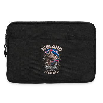 ISLANDE - born to go - PÊCHE - Sacoche pour ordinateur portable 13 pouces - noir - Devant